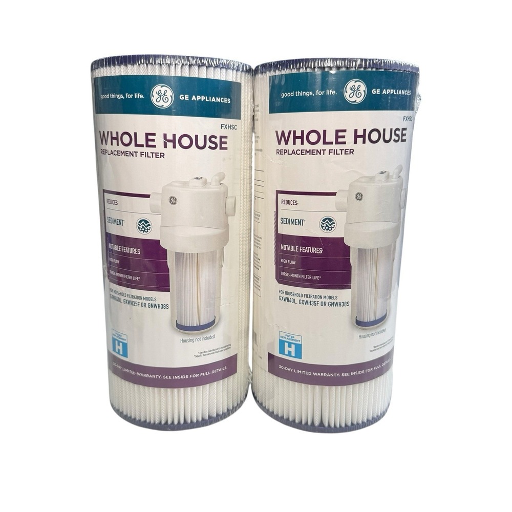 GE Replacement Water Filter (2) FXHSC High Flow Whole House - Two Pack